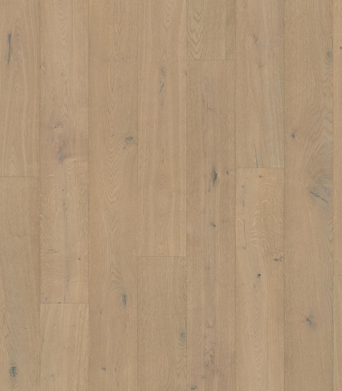 Nevis light brown wide plank hardwood — flat view