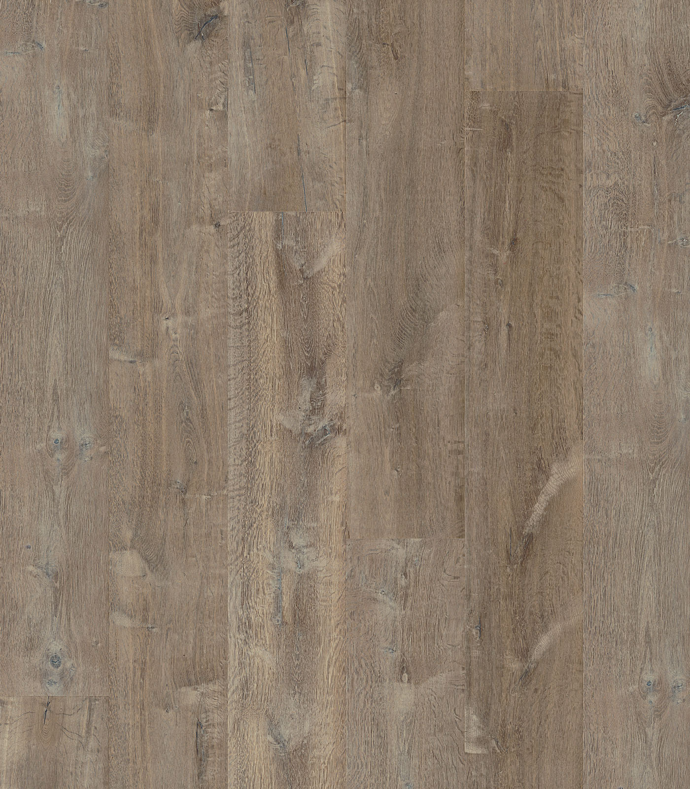 Bora Bora warm grey wide plank hardwood — flat view