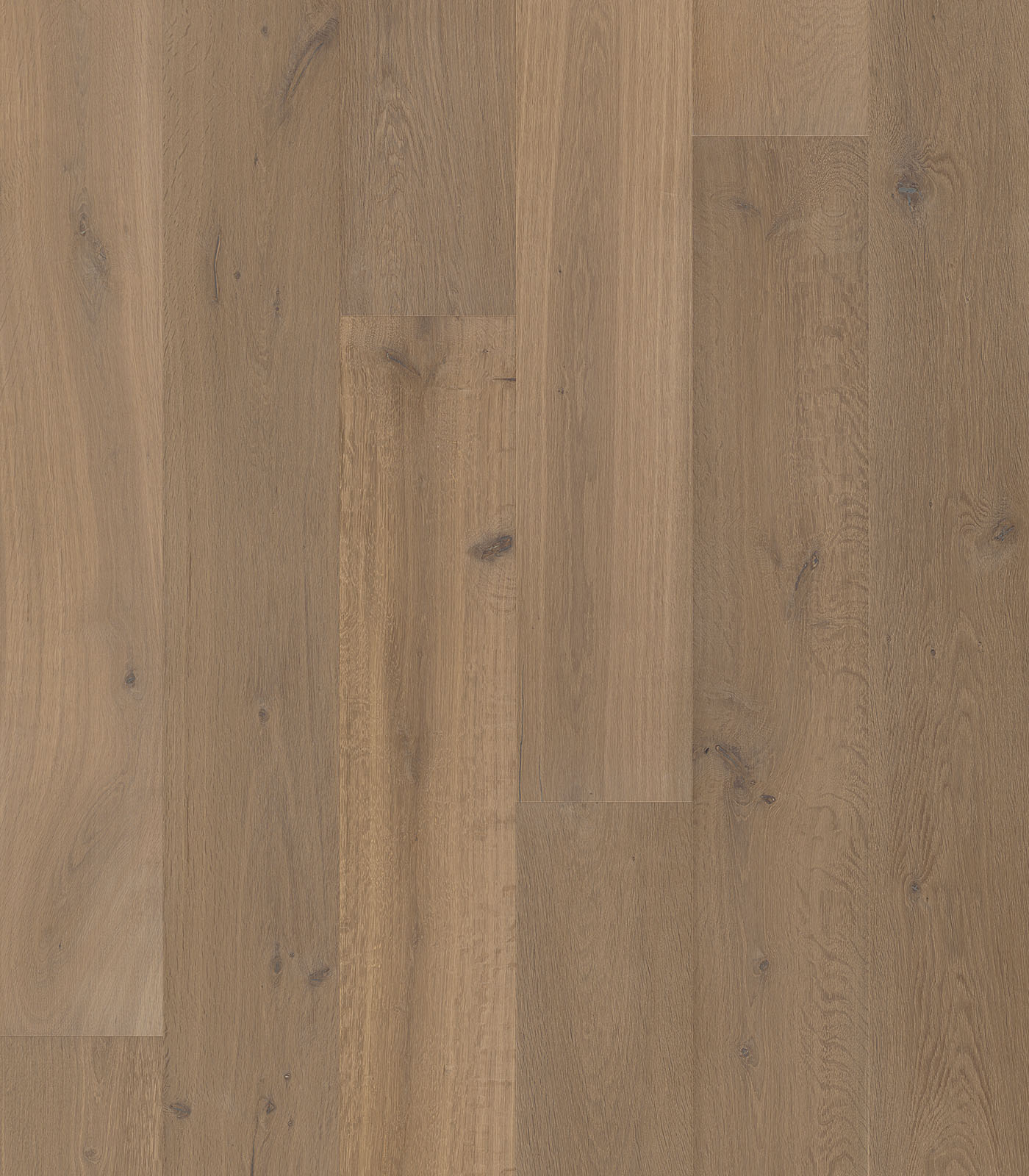 Majorca light brown wide plank hardwood — flat view