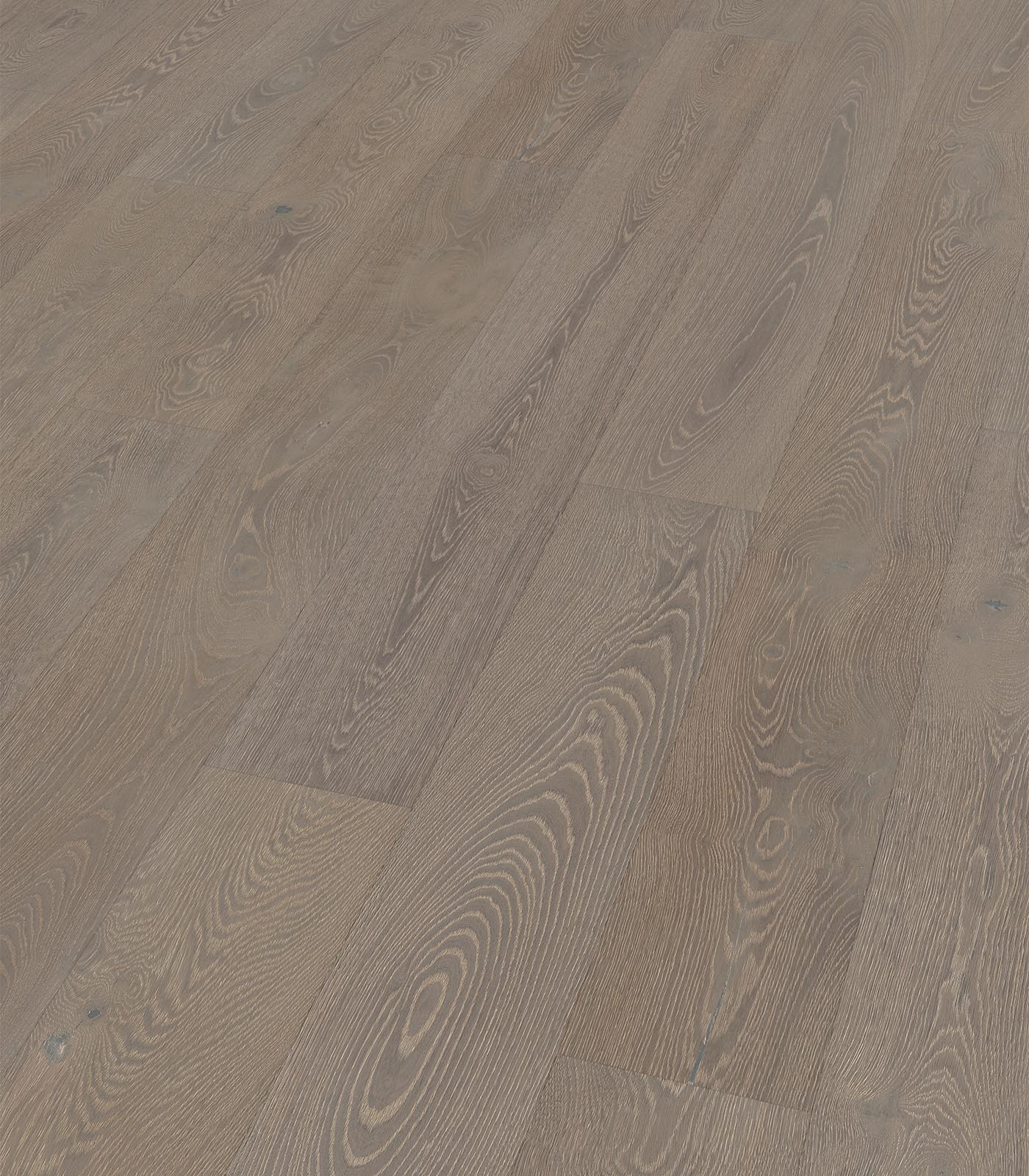 Uluwatu Brushed cold grey wide plank hardwood — angle view