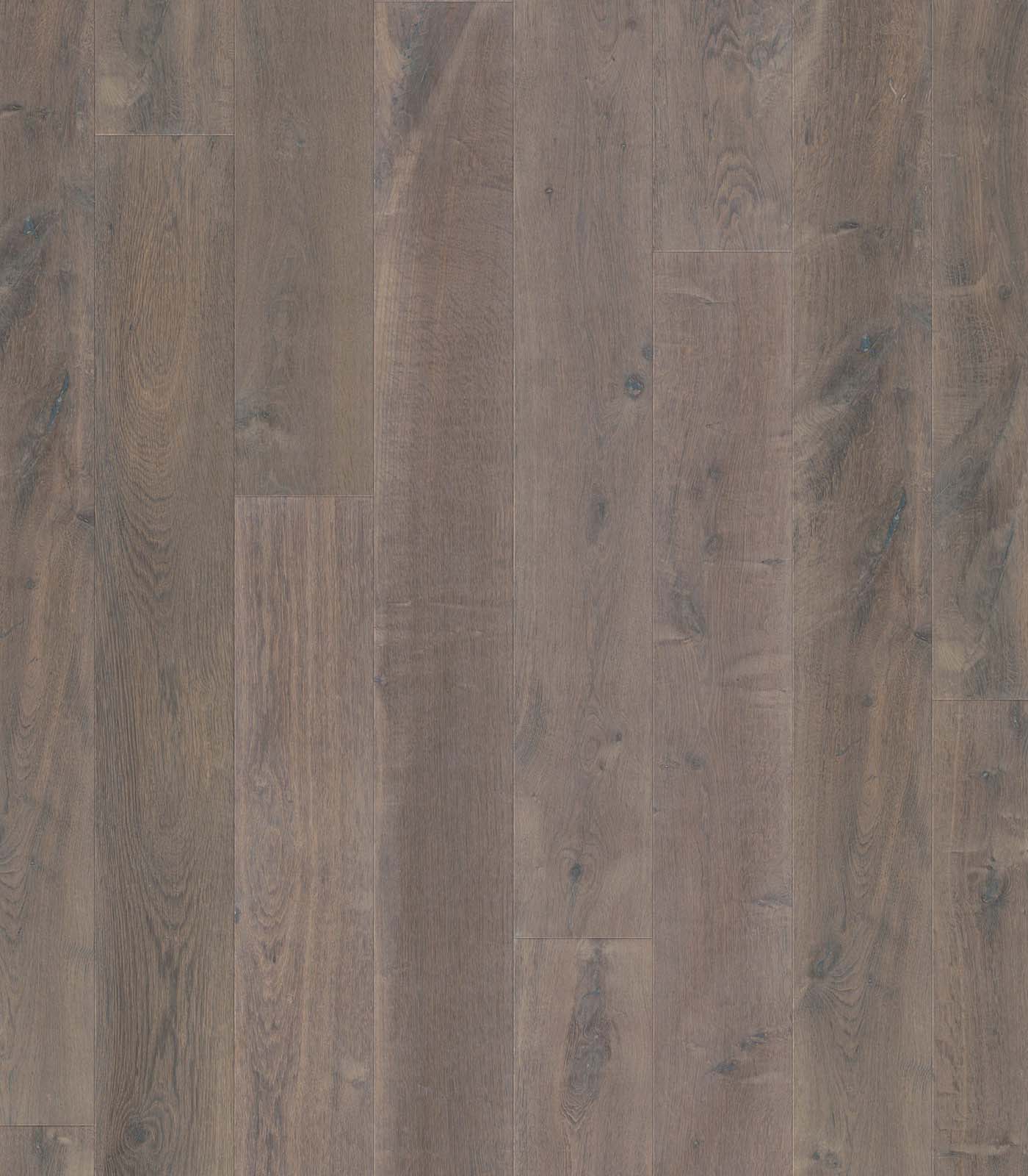 Uluwatu Smooth cold grey wide plank hardwood — flat view