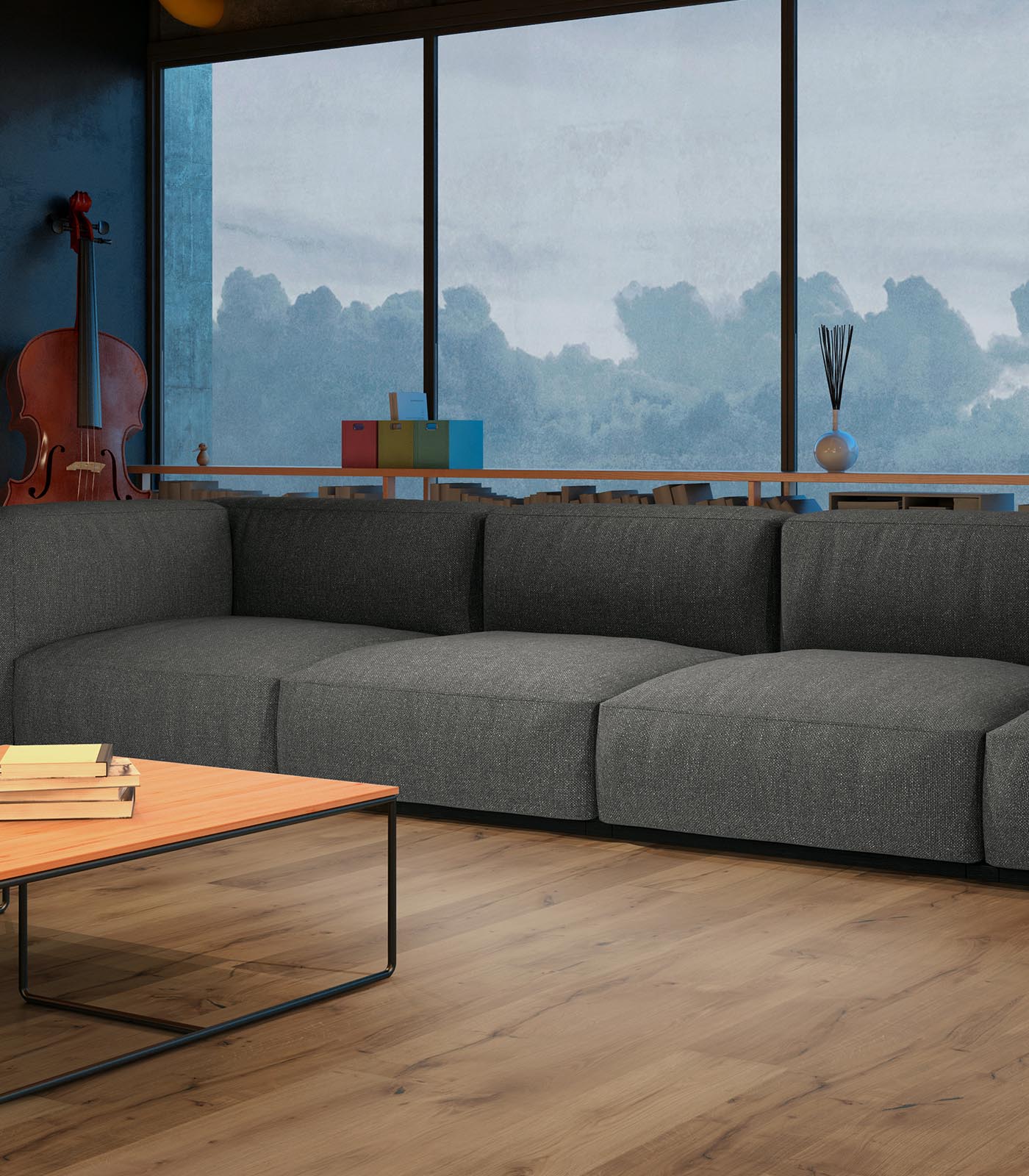 Cayman Island collection hardwood floor in a bright modern interior